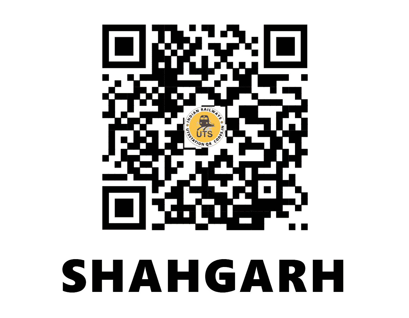 UTS QR Code for SHAHGARH - SG - NE (UTTAR PRADESH)